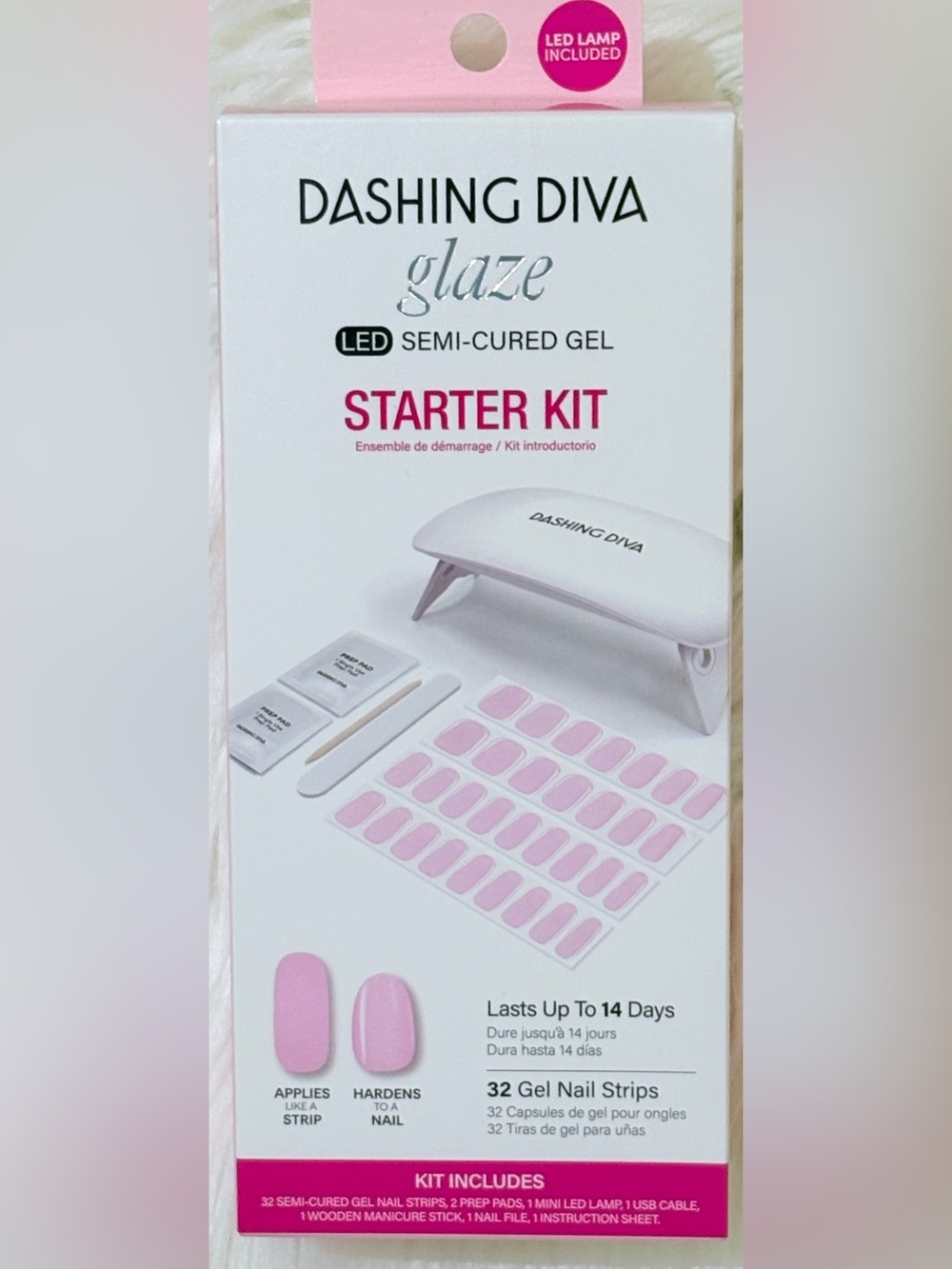 ✨ Dashing Diva Glaze LED Semi-Cured Gel Starter Kit – NEW IN BOX ✨